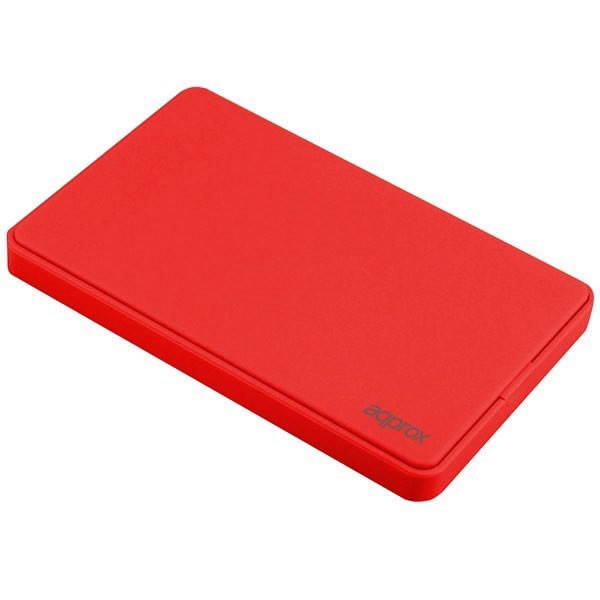 CAJA EXTERNA HDD 2 5 SATA USB 2 0 APPROX ROJA